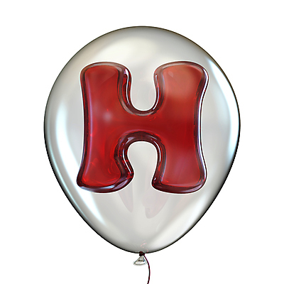 포토 JPG 해외이미지 영어 사람없음 빨간색 3D 광택 풍선 H 해외202004 해외포토 문자 알파벳 컬러 디지털합성 파일형식 이미지허브