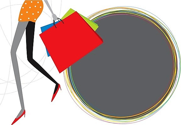 EPS 해외이미지 모델 디자인 백그라운드 신발 컨셉 가방 일러스트 사람 쇼핑 쇼핑백 유행 세일 해외202004 해외일러스트 잡화 파일형식 벡터 이미지허브