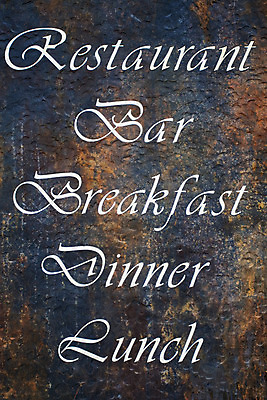 포토 JPG 해외이미지 접시 벽 텍스트 광고판 사람없음 야외 세로 단어 금속 식당 저녁식사 칠판 카페 방 흰색 시골 바 거친 발표 메시지 아침식사 편지 사인 부식 시작 시설 정사각형 직사각형 타이틀 옛날 해외202004 해외포토 도형 문자 식기 컬러 재질 알림판 상점 식사 판 파일형식 이미지허브