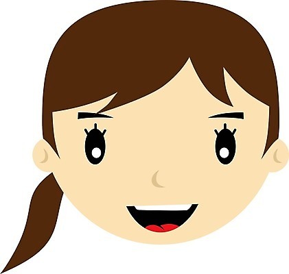 EPS 해외이미지 여자 얼굴 일러스트 미술 사람 성인 10대 표현 괴짜 만화 멍청이 해외202004 해외일러스트 컨셉 청소년 문화예술 신체부위 파일형식 벡터 이미지허브