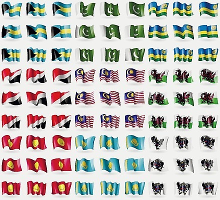 EPS 해외이미지 디자인 문화 상징 일러스트 휴가 웨일즈 직물 심볼 지역 말레이시아 르완다 바하마 전국 카자흐스탄 파키스탄 키르기스스탄 해외202004 해외일러스트 아시아 아프리카 영국 중앙아시아 파일형식 벡터 이미지허브