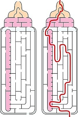 EPS 해외이미지 교육 길 일러스트 우유 게임 퍼즐 만화 그림 미로 해결 구성 쉬운 해외202004 해외일러스트 놀이 유제품 파일형식 벡터 이미지허브