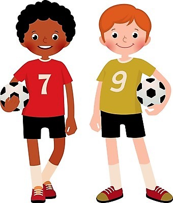 EPS 해외이미지 백그라운드 일러스트 공 소년 축구 경쟁 장비 흰색 가득함 길이 플레이어 해외202004 해외일러스트 남자 어린이 컬러 컨셉 구기 파일형식 벡터 이미지허브