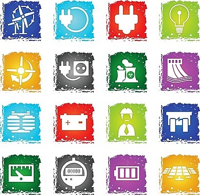 EPS 해외이미지 일러스트 전구 부채 콘센트 플러그 계산대 심볼 철사 베터리 변압기 해외202004 해외일러스트 파일형식 벡터 이미지허브