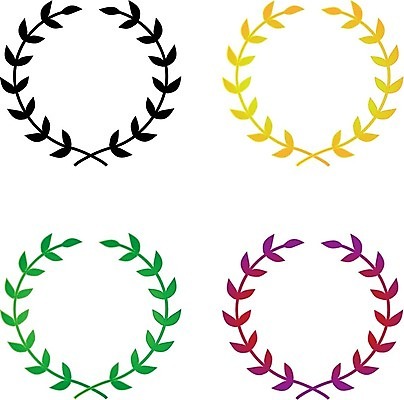 EPS 해외이미지 꽃다발 잎 일러스트 팔찌 왕관 화환 벨트 반지 악단 고리 트로피 그리스인 로마인 월계수 시저 해외202004 해외일러스트 서양인 식물 잡화 꽃 음악 장신구 인종 상_우승 정치가 파일형식 벡터 이미지허브