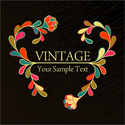 EPS 해외이미지 식물 꽃 백그라운드 잎 꽃무늬 곡선 일러스트 프레임 사람없음 해외202004 해외일러스트 선 무늬 파일형식 벡터 이미지허브