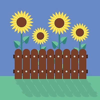 EPS 해외이미지 꽃 줄기 잎 농업 일러스트 하늘 해바라기 그림자 목재 장식 초록색 여름 파란색 태양 노란색 마을 정원 맑음 수확 성장 벚꽃 시골 시간 못 손톱 원예 심플 창백 철책 해외202004 해외일러스트 자연요소 나무 식물 손 계절 산업 컬러 재료 날씨 취미 공구 파일형식 벡터 이미지허브