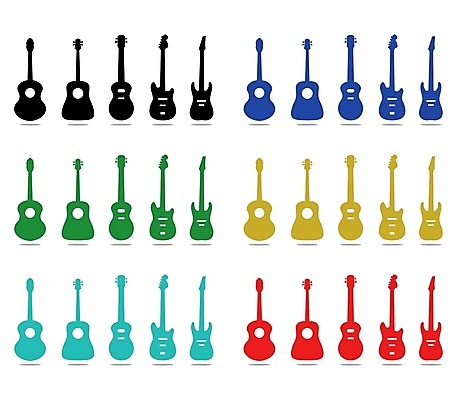 EPS 해외이미지 실루엣 음악 일러스트 노래 놀이 금속 소리 콘서트 장비 기구 기타 해외202004 해외일러스트 재질 현악기 문화예술 촬영기법 공연 파일형식 벡터 이미지허브