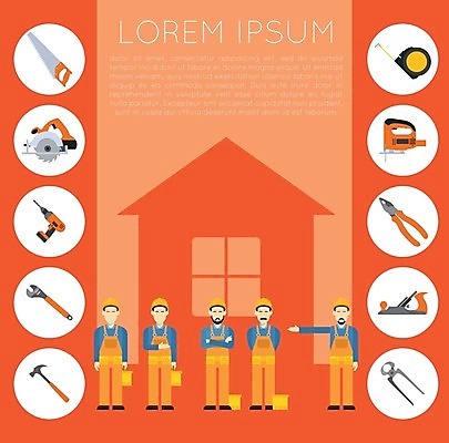 EPS 해외이미지 손 디자인 배너 산업 일러스트 주택 건물 세트 페인트 장비 기구 도구 공구 나사 스패너 업무 플랫 수리 망치 수집 목수 심볼 측정 사인 목공예 펜치 정비공 주인 DIY 유지 계약자 고립 송곳 업그레이드 하드웨어 해외202004 해외일러스트 직업 건축물 취미 신체부위 컴퓨터 작업 기술자 공예 계약 파일형식 벡터 이미지허브