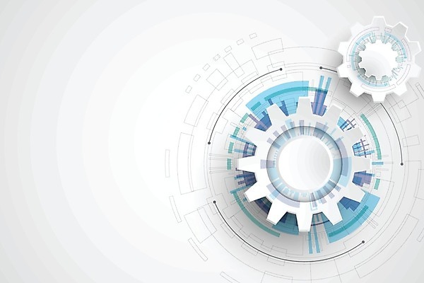 EPS 해외이미지 디자인 일러스트 추상 사람없음 그래픽 디지털 흰색 톱니바퀴 해외202004 해외일러스트 컬러 무늬 파일형식 벡터 이미지허브