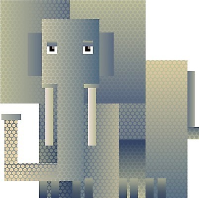 EPS 해외이미지 동물 디자인 패턴 일러스트 코끼리 컬러풀 큼 송곳니 해외202004 해외일러스트 컬러 무늬 포유류 치아 크기 파일형식 벡터 이미지허브