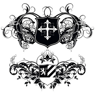 EPS 해외이미지 모양 디자인 무기 백그라운드 잎 꽃무늬 곡선 일러스트 추상 미술 장식 세트 라벨 검은색 힘 화려 중세 백합 사자 복고 방패 해외202004 해외일러스트 식물 꽃 선 컬러 컨셉 무늬 포유류 문화예술 프레임 역사 파일형식 벡터 이미지허브