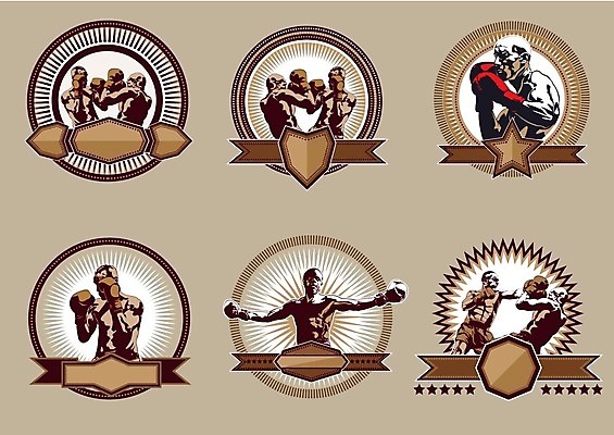 EPS 해외이미지 배너 남자 스포츠 포즈 장갑 일러스트 운동선수 세트 경쟁 주먹 권투 공백 도전 원형 연습 싸움 방패 대회 승자 챔피언 필승 해외202004 해외일러스트 도형 잡화 컨셉 모션 사람 격투기 우승 파일형식 벡터 이미지허브