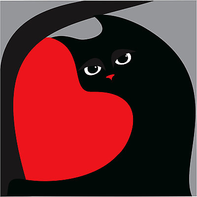 EPS 해외이미지 종이 가방 일러스트 고양이 패키지 해외202004 해외일러스트 잡화 포유류 반려동물 파일형식 벡터 이미지허브