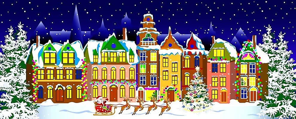 EPS 해외이미지 배너 크리스마스 겨울 일러스트 휴가 사슴 거리 주택 풍경 건물 장식 가로 파란색 산타클로스 마을 침묵 흰색 야간 저녁 작음 만화 복고 타운 전나무 이웃 교외 옛날 해외202004 해외일러스트 자연요소 나무 건축물 계절 기념일 컬러 포유류 소리 도시 밤 크기 파일형식 벡터 식물 동물 건축 이벤트 이미지허브