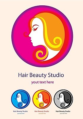 EPS 해외이미지 디자인 얼굴 일러스트 비즈니스 사람 머리 상점 도시 신용카드 미용실 심볼 미녀 복고 고립 스타일 해외202004 해외일러스트 신체부위 금융 뷰티샵 미인 파일형식 벡터 이미지허브