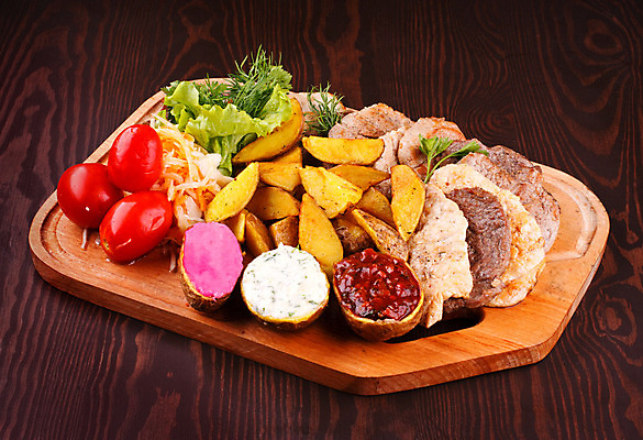 포토 JPG 해외이미지 음식 토마토 채소 감자 육류 돼지고기 스테이크 사람없음 초록색 갈색 식사 저녁식사 샐러드 소고기 고급 인스턴트 향신료 준비 양배추 해외202004 해외포토 컬러 컨셉 식재료 서양음식 향미료 파일형식 이미지허브