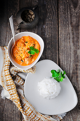 포토 JPG 해외이미지 음식 채소 호박 밥 반찬 사람없음 가로 식사 저녁식사 치킨 시골 해외202004 해외포토 닭고기요리 파일형식 이미지허브