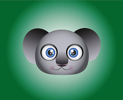 EPS 해외이미지 동물 일러스트 곰 초록색 만화 활기 총구 해외202004 해외일러스트 컬러 컨셉 포유류 파일형식 벡터 이미지허브