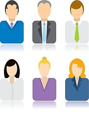 EPS 해외이미지 여자 남자 일러스트 비즈니스 사람 직장인 비즈니스맨 비즈니스우먼 변화 심볼 해외202004 해외일러스트 직업 컨셉 파일형식 벡터 이미지허브