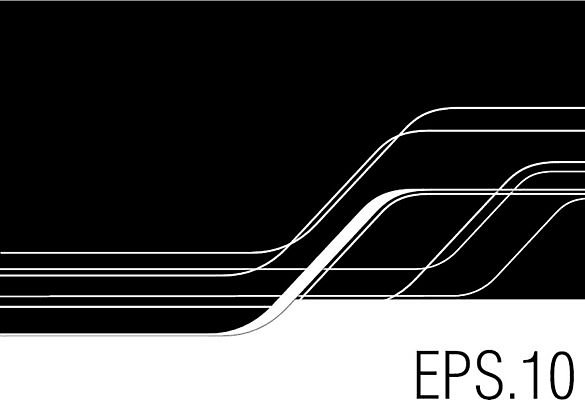 EPS 해외이미지 디자인 선 포즈 백그라운드 곡선 일러스트 추상 미술 검은색 방향 웨이브 굴곡 스타일 해외202004 해외일러스트 컬러 무늬 문화예술 파일형식 벡터 이미지허브