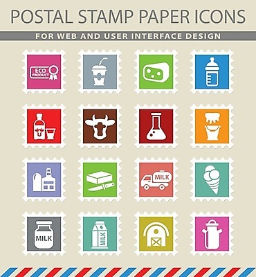 EPS 해외이미지 일러스트 공장 아이스크림 치즈 우유 칵테일 소 캔 심볼 플라스크 버터 우표 헛간 해외202004 해외일러스트 포유류 공업 디저트 유제품 주류 실험기구 저장고 파일형식 벡터 이미지허브