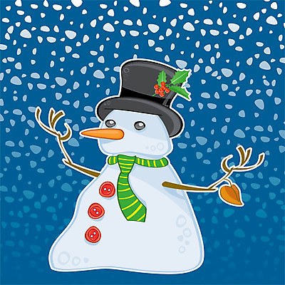 EPS 해외이미지 백그라운드 크리스마스 겨울 일러스트 눈사람 넥타이 파란색 추위 흰색 나뭇가지 눈송이 캡모자 핵심 해외202004 해외일러스트 나무 모자_잡화 잡화 계절 기념일 컬러 눈_날씨 파일형식 벡터 이미지허브