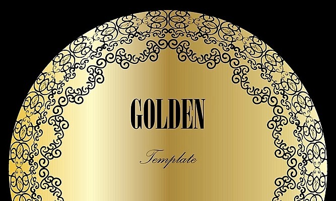 EPS 해외이미지 일러스트 타이포그라피 글자캘리그라피 사람없음 장식 라벨 검은색 금색 빈티지 클래식 고급 해외202004 해외일러스트 문자 컬러 컨셉 캘리그라피 프레임 파일형식 벡터 이미지허브