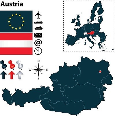 EPS 해외이미지 템플릿 실루엣 유럽 지구 백그라운드 지도 일러스트 그래픽 세계 디지털 유로 경계선 깃발 비엔나 오스트리아 자르기 묘사 윤곽 지역 독립 잘츠부르크 전국 지도책 지리 디테일 해외202004 해외일러스트 나라 선 돈 모션 촬영기법 책 경계 파일형식 벡터 이미지허브