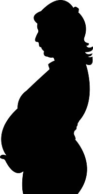 EPS 해외이미지 여자 실루엣 일러스트 엄마 사람 부모 검은색 임신 흰색 아기 신생아 해외202004 해외일러스트 컬러 가족 촬영기법 파일형식 벡터 이미지허브