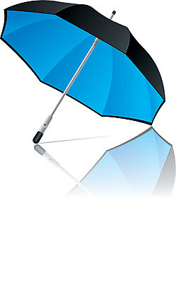 EPS 해외이미지 일러스트 우산 손잡이 파란색 한개 반사 금속 검은색 오픈 흰배경 해외202004 해외일러스트 1 컬러 백그라운드 재질 흰색 파일형식 벡터 이미지허브