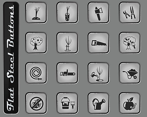 EPS 해외이미지 나무 일러스트 흙 수레 물뿌리개 붓 플랫 벌레 사과 양동이 심볼 물주기 원예 라임 도끼 호스 가터벨트 묘목 철강 해외202004 해외일러스트 식물 곤충 과일 모션 취미 카트 벨트 파일형식 벡터 이미지허브