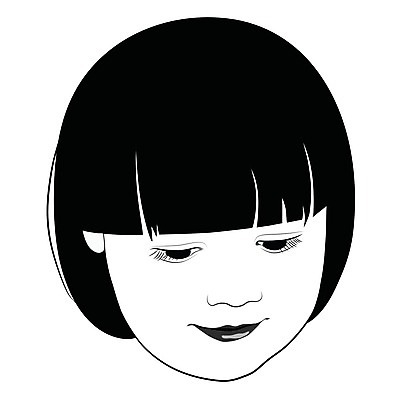 EPS 해외이미지 캐릭터 헤어스타일 여자 행복 얼굴 어린이 일러스트 사람 머리 표현 아기 작음 입술 코 결백 고립 해외202004 해외일러스트 일러캐릭터 감정 신체부위 크기 파일형식 벡터 이미지허브