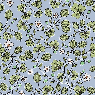 EPS 해외이미지 열매 백그라운드 잎 패턴 농업 과일 일러스트 사람없음 그래픽 초록색 달콤 스케치 그림 향기 구스베리 해외202004 해외일러스트 식물 산업 컬러 무늬 미술 맛 냄새 파일형식 벡터 이미지허브