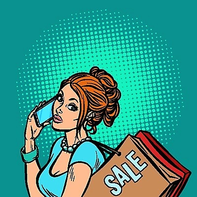 EPS 해외이미지 백인 모델 1 라이프스타일 여자 행복 인터넷 가방 일러스트 통신 모바일 대화 사람 성인 스마트폰 핸드폰 쇼핑 유행 세일 걷기 상점 우아함 구매 쇼핑몰 고객 소매 온라인 고립 쇼퍼홀릭 스타일 세련 해외202004 해외일러스트 서양인 잡화 감정 컨셉 모션 말하기 생활 전자제품 스마트기기 파일형식 벡터 이미지허브