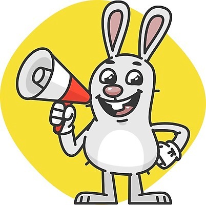 EPS 해외이미지 동물 캐릭터 디자인 행복 감정 일러스트 포유류 종류 대화 미술 웃음 그래픽 반려동물 확성기 회색 토끼 발표 설치류 작음 만화 가득함 그림 클립 마스코트 해외202004 해외일러스트 일러캐릭터 컬러 문화예술 표정 말하기 크기 파일형식 벡터 모션 이미지허브