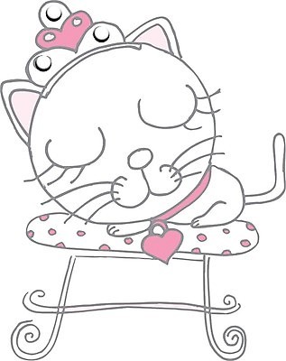 EPS 해외이미지 동물 여자 일러스트 왕관 털 함께함 사랑 반려동물 유행 고양이 화려 해외202004 해외일러스트 감정 컨셉 포유류 사람 파일형식 벡터 이미지허브