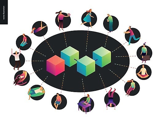 EPS 해외이미지 돈 인터넷 일러스트 비즈니스 사람 금융 컴퓨터 동전 네트워크 가격 심볼 해외202004 해외일러스트 경제 전자제품 재산 파일형식 벡터 이미지허브