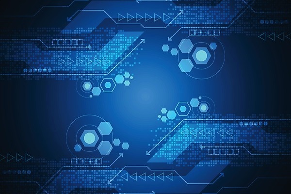 EPS 해외이미지 디자인 컨셉 일러스트 추상 미래 사람없음 그래픽 파란색 디지털 해외202004 해외일러스트 컬러 무늬 파일형식 벡터 이미지허브