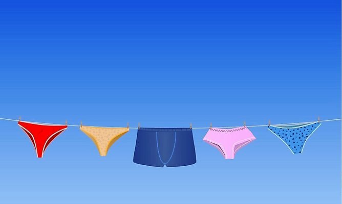 EPS 해외이미지 디자인 옷 밧줄 백그라운드 가사 일러스트 하늘 바람 건조 야외 여름 파란색 신선 빨래 속옷 빨랫줄 팬티 빨래집게 해외202004 해외일러스트 자연요소 계절 줄 컬러 날씨 집게 파일형식 벡터 이미지허브