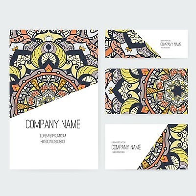 EPS 해외이미지 템플릿 디자인 종이 백그라운드 컨셉 꽃무늬 일러스트 비즈니스 명함 사람없음 그래픽 장식 세트 공백 수확 화려 고급 레이아웃 복고 엘리먼트 스타일 해외202004 해외일러스트 꽃 무늬 농업 파일형식 벡터 이미지허브