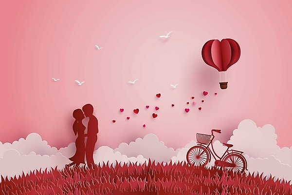 EPS 해외이미지 커플 여자 실루엣 종이 분홍색 결혼 잎 일러스트 휴가 발렌타인데이 선물 사랑 미술 사람 장식 자전거 축하 신용카드 날짜 종이접기 풍선 해외202004 해외일러스트 식물 감정 컬러 컨셉 관계 데이이벤트 문화예술 촬영기법 이벤트 금융 바이크 접기 파일형식 벡터 이미지허브
