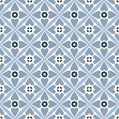 EPS 해외이미지 디자인 백그라운드 패턴 일러스트 벽지 추상 파란색 흰색 타일 복고 정사각형 해외202004 해외일러스트 도형 컬러 무늬 파일형식 벡터 이미지허브