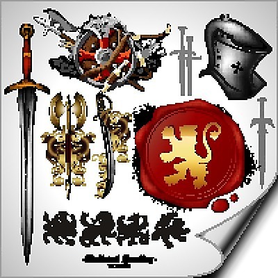 EPS 해외이미지 모양 디자인 리본 무기 백그라운드 곡선 일러스트 추상 왕관 미술 장식 세트 라벨 검은색 힘 총 화려 중세 칼 복고 방패 해외202004 해외일러스트 선 컬러 컨셉 무늬 문화예술 프레임 역사 파일형식 벡터 이미지허브