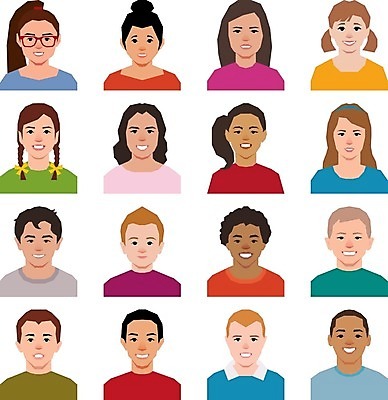 EPS 해외이미지 백인 학생 남자 얼굴 일러스트 미소 소년 10대 세트 머리 흰색 플랫 수집 사인 이모티콘 아바타 해외202004 해외일러스트 서양인 어린이 컬러 청소년 표정 사람 신체부위 파일형식 벡터 이미지허브