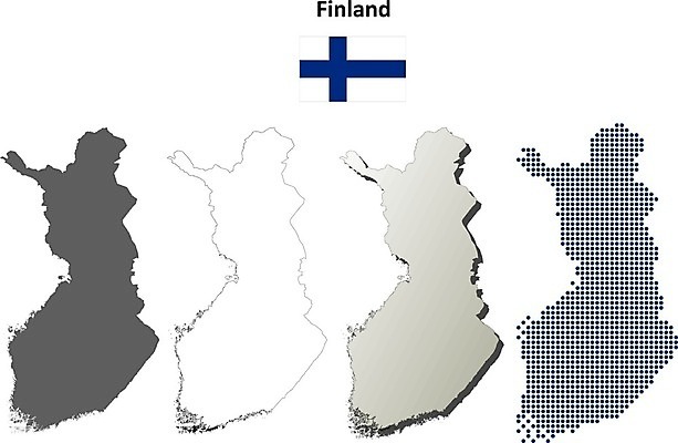 EPS 해외이미지 실루엣 지도 일러스트 핀란드 3D 공백 경계선 윤곽 영토 모자이크 고립 스칸디나비아 헬싱키 디테일 해외202004 해외일러스트 선 촬영기법 북유럽 디지털합성 경계 파일형식 벡터 이미지허브