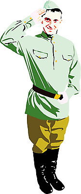 EPS 해외이미지 남자 무기 얼굴 셔츠 유니폼 일러스트 버튼 부츠 손바닥 서기 웃음 사람 소년 초록색 머리 군인 벨트 흰색 입 수비 주머니 눈썹 입술 코 복고 병정 전사 러시아인 명패 베어링 이마 캡모자 해외202004 해외일러스트 서양인 직업 모자_잡화 손 잡화 옷 어린이 컬러 신발 상의 모션 표정 신체부위 국군 파일형식 벡터 이미지허브