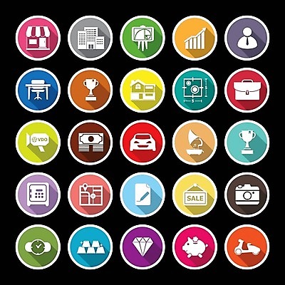 EPS 해외이미지 일러스트 교통시설 부동산 아파트 주택 건물 픽토그램 재산 플랫 땅 심볼 사인 상업 심플 평가 대출 면허증 해외202004 해외일러스트 건축물 교통 금융 시설 면허 증명서 파일형식 벡터 이미지허브