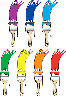EPS 해외이미지 디자인 백그라운드 무지개 일러스트 추상 창조 미술 페인트 흰색 공구 붓 떨어짐 심볼 심플 화가 고립 해외202004 해외일러스트 자연요소 직업 컬러 컨셉 무늬 문화예술 도구 파일형식 벡터 이미지허브