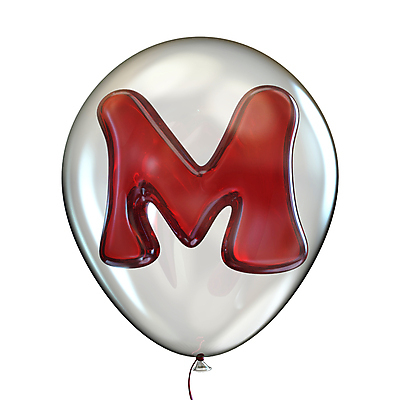 포토 JPG 해외이미지 영어 사람없음 빨간색 3D 광택 풍선 M 해외202004 해외포토 문자 알파벳 컬러 디지털합성 파일형식 이미지허브